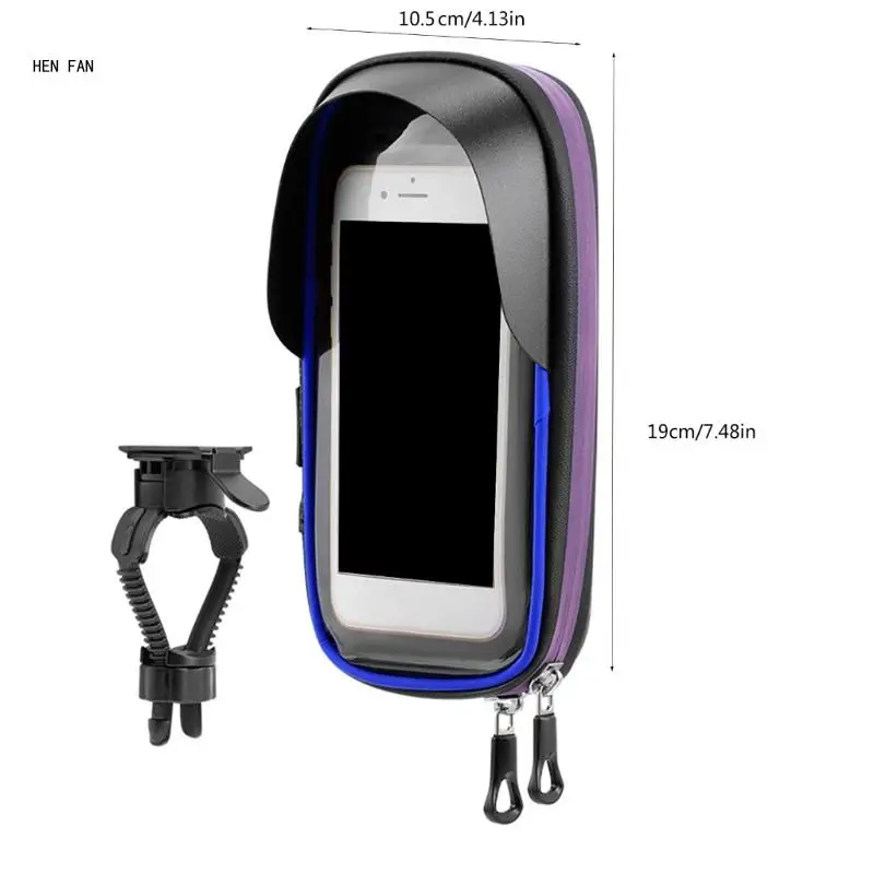 Водонепроницаемая сумка-держатель для телефона велосипеда вращающаяся на 360