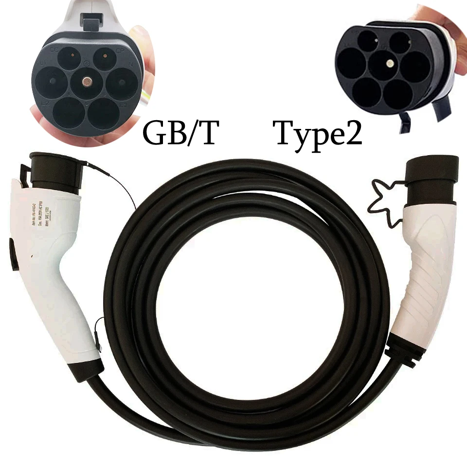 Зарядный кабель EVSE type 2 на GB/T зарядная станция зарядное устройство для GBT