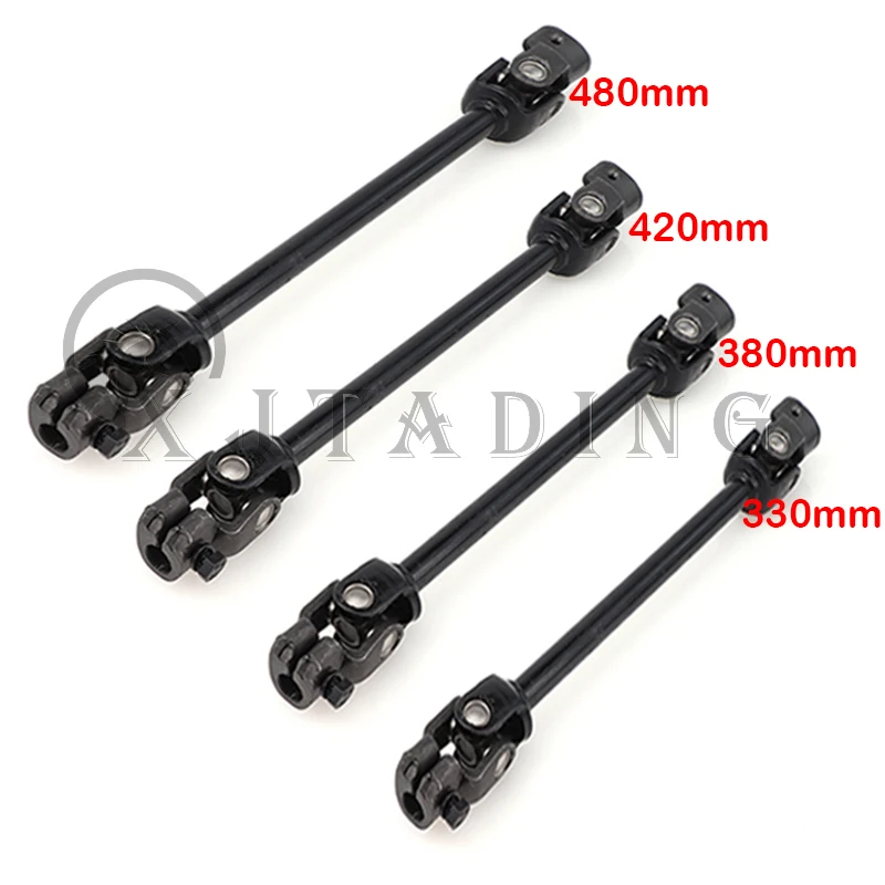 30T 15mm 330mm 380mm 420mm 480mmPower Steering Gear Shaft Rack Pinion Knuckle for Go Kart chinese ATV Quad Bike Golf Cart parts