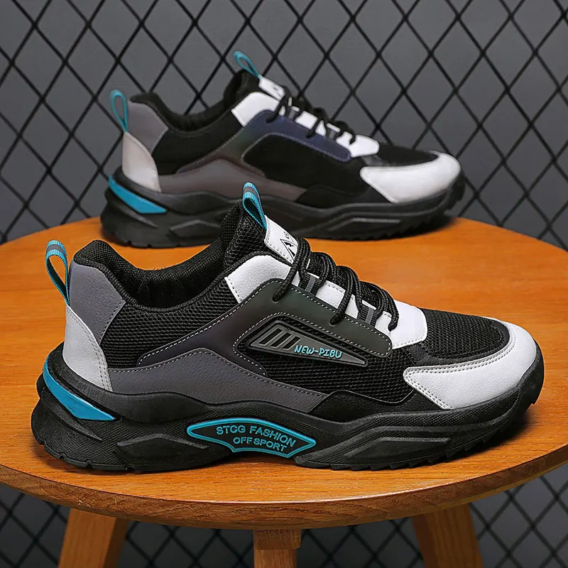 

Men's Sneaker Breathable Casual Shoes For Men Tennis Sports Shoes 2022 Fashion Mesh Walking Running Sneakers Male Footwear