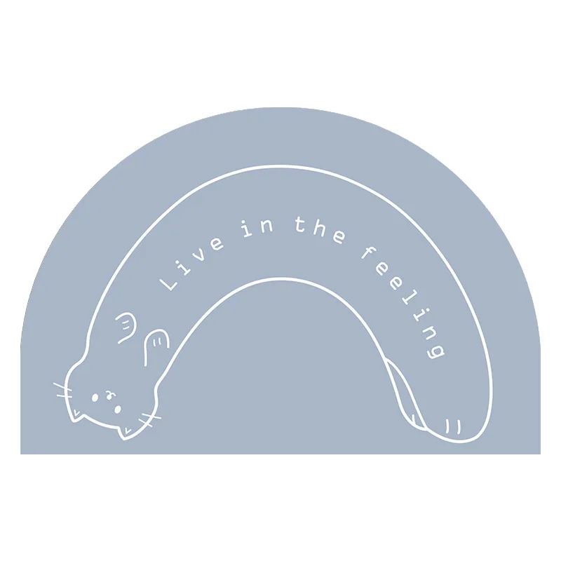 

Модный Домашний напольный коврик из глиняного материала с диатомом, современный минималистичный вход в ванную комнату, нескользящая дверь туалета, приблизительный