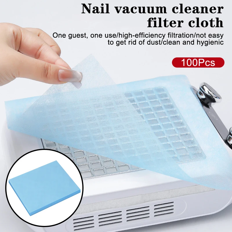 100 шт. пылеуловитель для дизайна ногтей фильтровальная бумага аксессуары