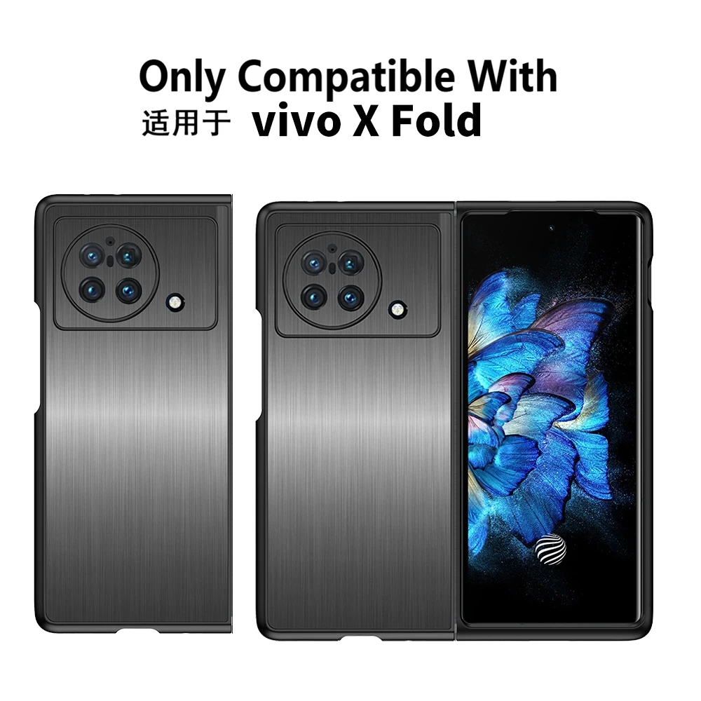 Najtaniej Luksusowe Ze Stali Nierdzewnej Telefon Etui Na VIVO X Krotnie Obudowa Odporna Na Wstrząsy Miękka Metalowa Obudowa Zderzaka VIVO XFOLD Pokrywa