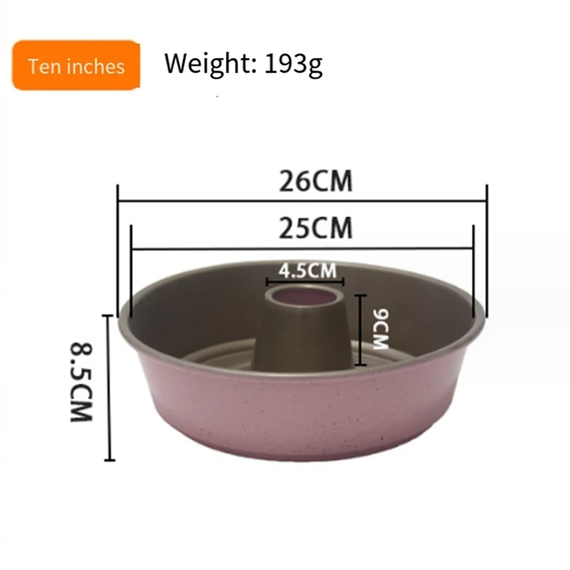 Шифоновая форма для торта с изображением ангела розовая посыпчатая круглая