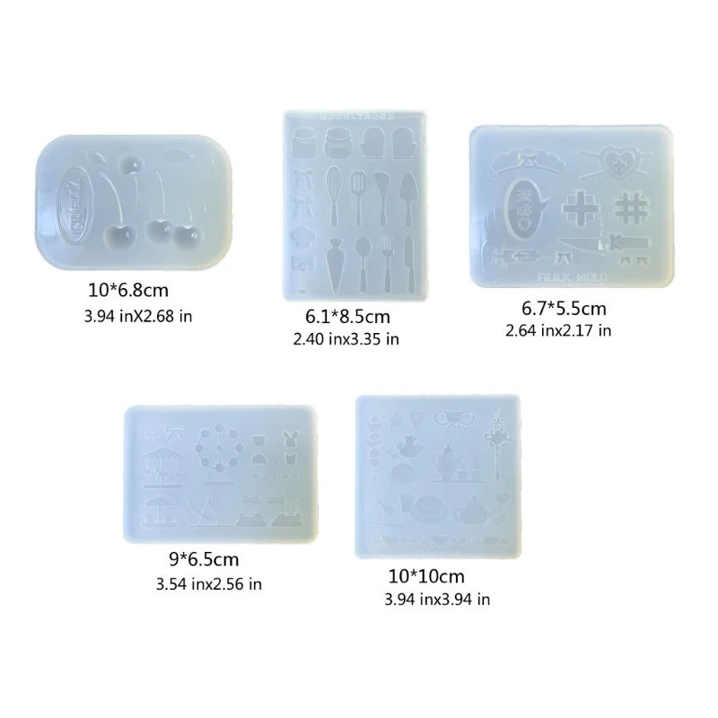 Антипригарные силиконовые формы для помадки легкого приготовления десертов