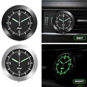 Car Clock Luminous Automobiles Internal Stick-On Mini Digital Watch Mechanics Quartz Clocks Auto Orn in USA (United States)