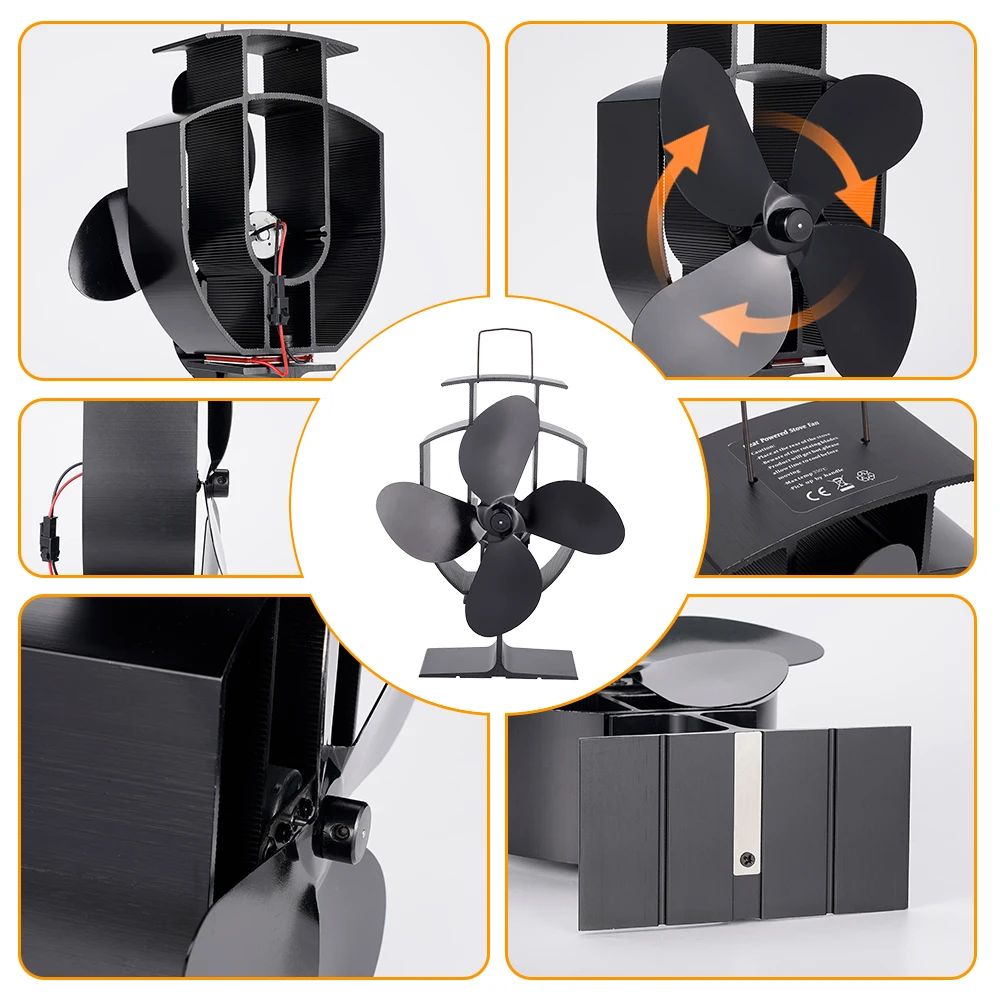 Рисунок 5 - Вентилятор для камина 4 лезвия