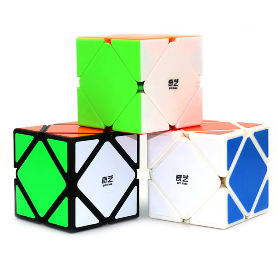

[ECube] Qiyi QiCheng A Speed Magic Cube Skewed Professional Cube Magic Bricks Block Brain Teaser Gift Toys for Children Gift Toy