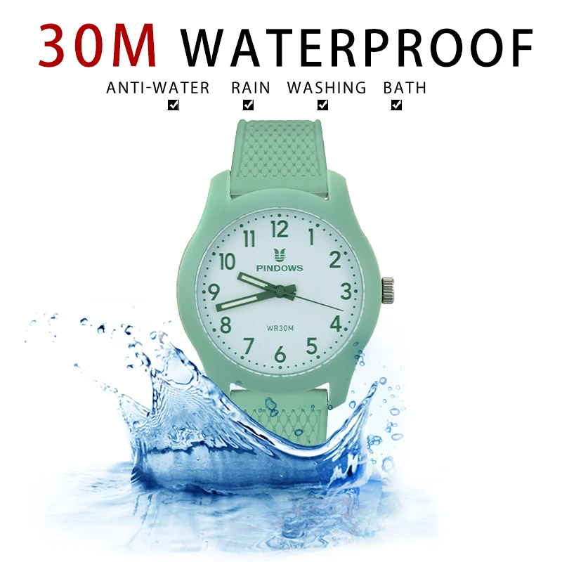 Fashion Youth Lady Quartz Watch Small Dial Simple Design Student Girl Hand Clock Children Waterproof Casual PU Women Wristwatch