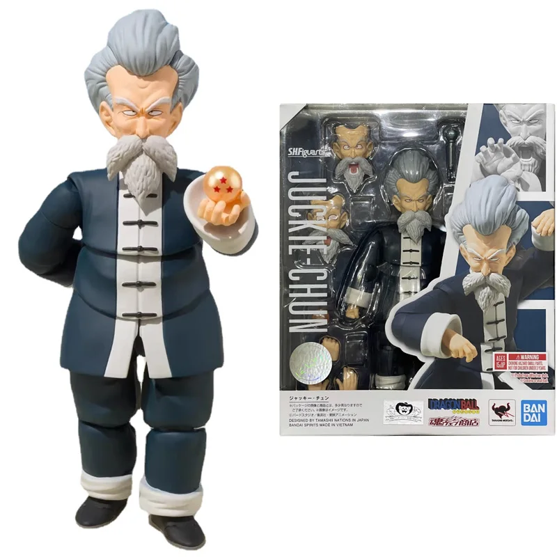 

В наличии Оригинальный BANDAI Spirit S.H. Фигурка SHF Juckie Chun DRAGON BALL 13 см аниме фигурка модель коллекционные экшн-игрушки подарки