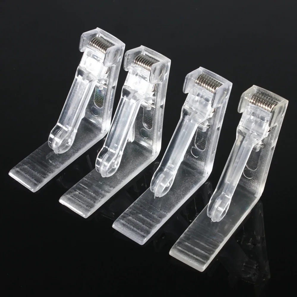

4Pcs Durable Clips Plastic Clear Tablecloth Table Cover Clips Holder Clamps Party Picnic Office School Supplies Stationery