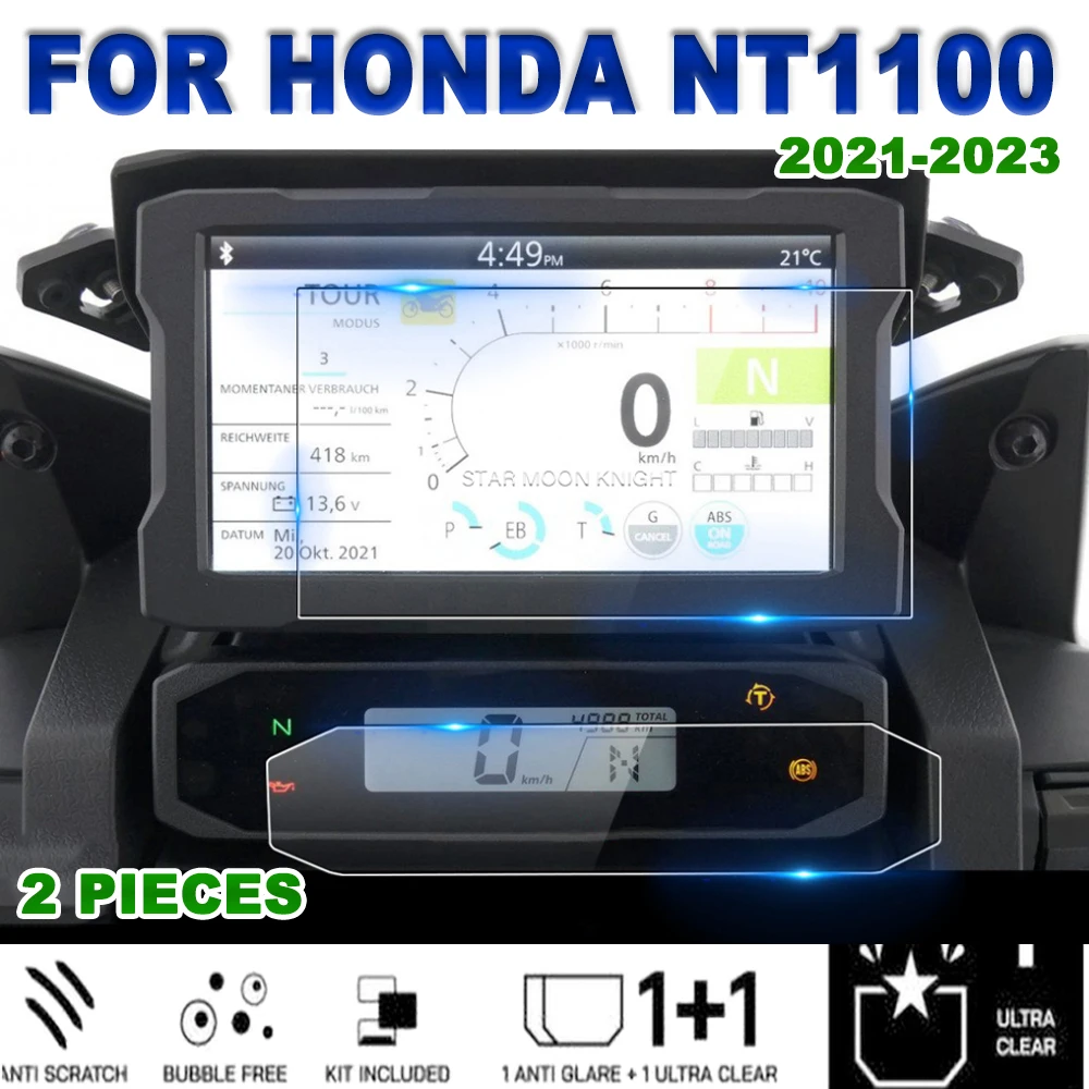 

Аксессуары для мотоциклов HONDA NT 1100 NT1100 2021 2022 2023 Защитная пленка для приборной панели от царапин HD