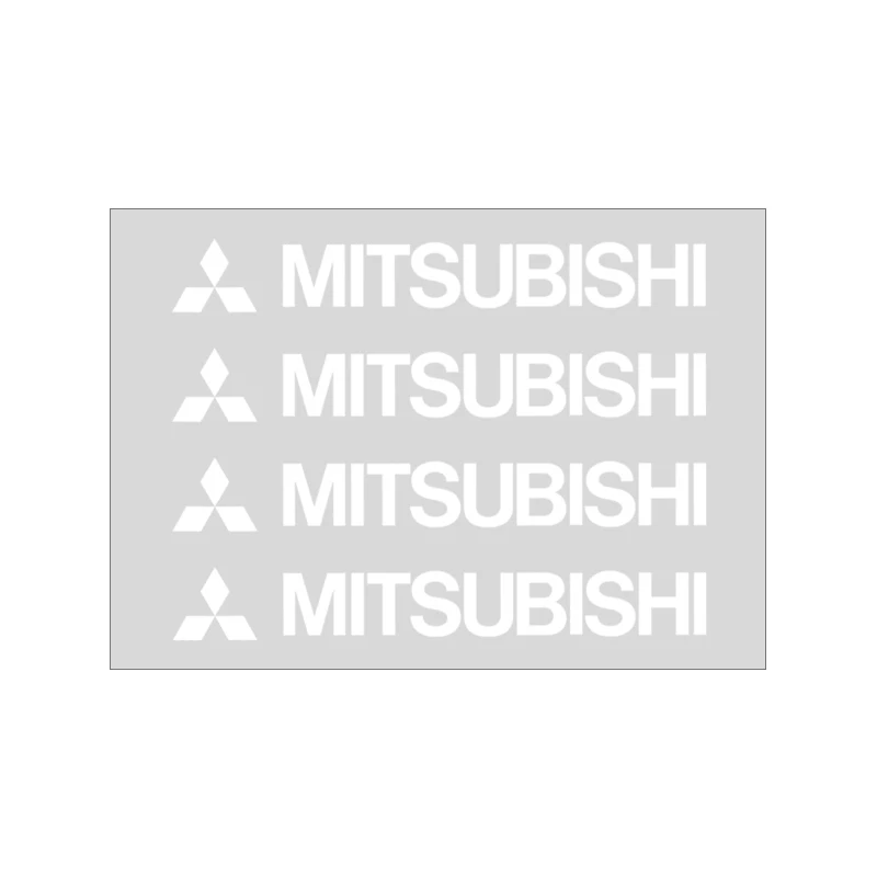 

4 Шт. 3D Наклейки На Дверные Ручки Автомобиля Mitsubishi ASX Lancer Pajero Outlander EVO Lancer EX Эмблема На Колесо Зеркало ...