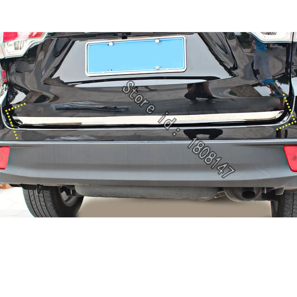 

Накладка на заднюю дверь из нержавеющей стали для Toyota Highlander 2018 2019