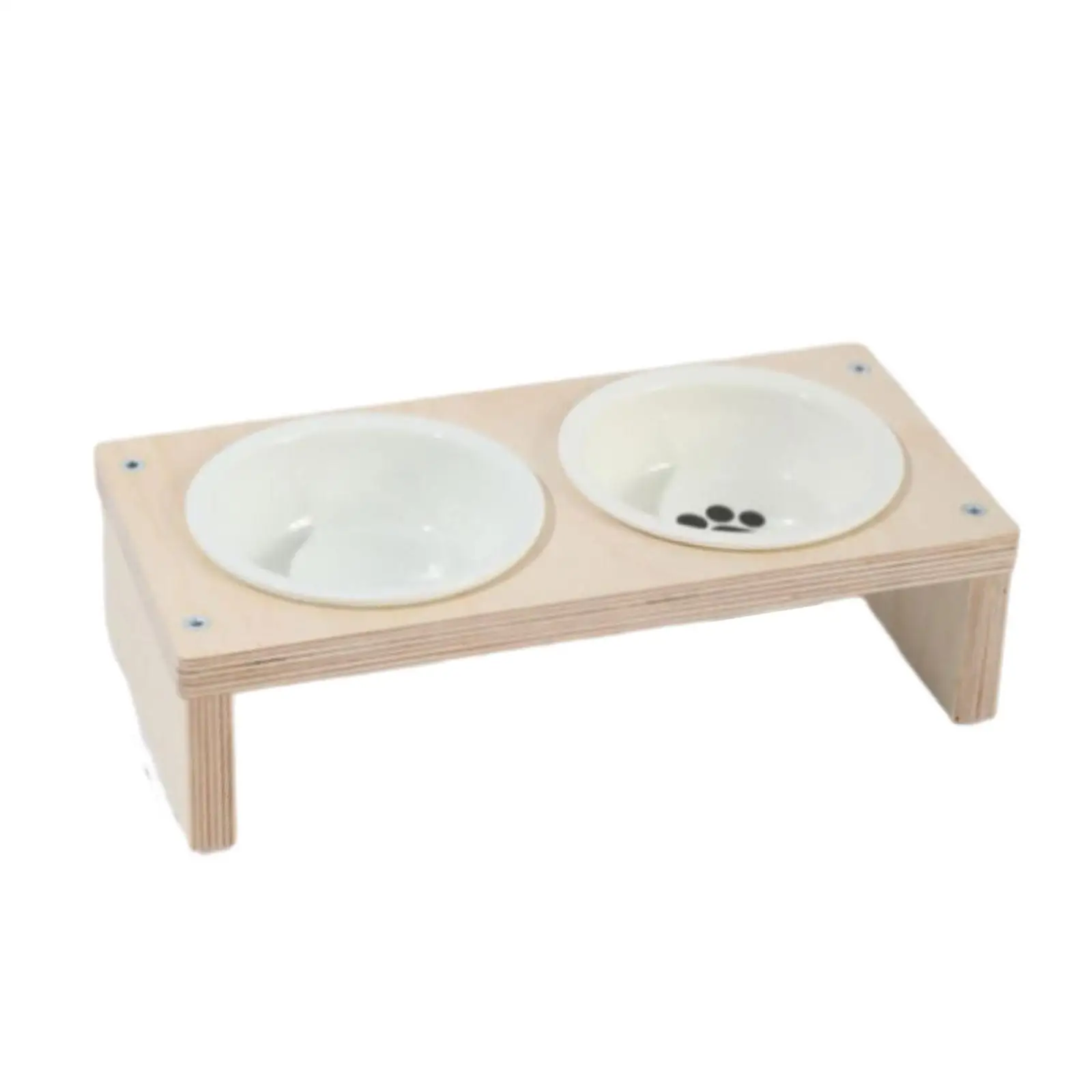 

Cat Water and Food Bowls Elevated Cat Bowl Neck Protection for Small Dogs