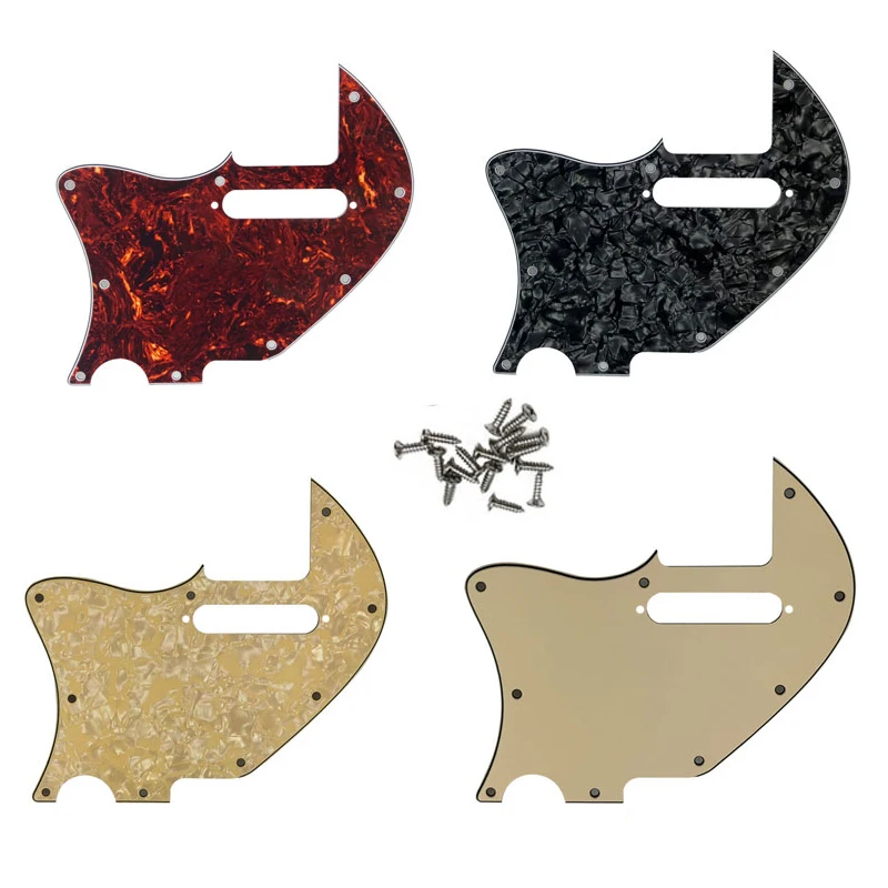 

Pleroo Guitar Parts - For Left Handed 9 Hole Screws US Tele Merle Haggard F Hole With Pickup Hole Thinline Guitar Pickguard