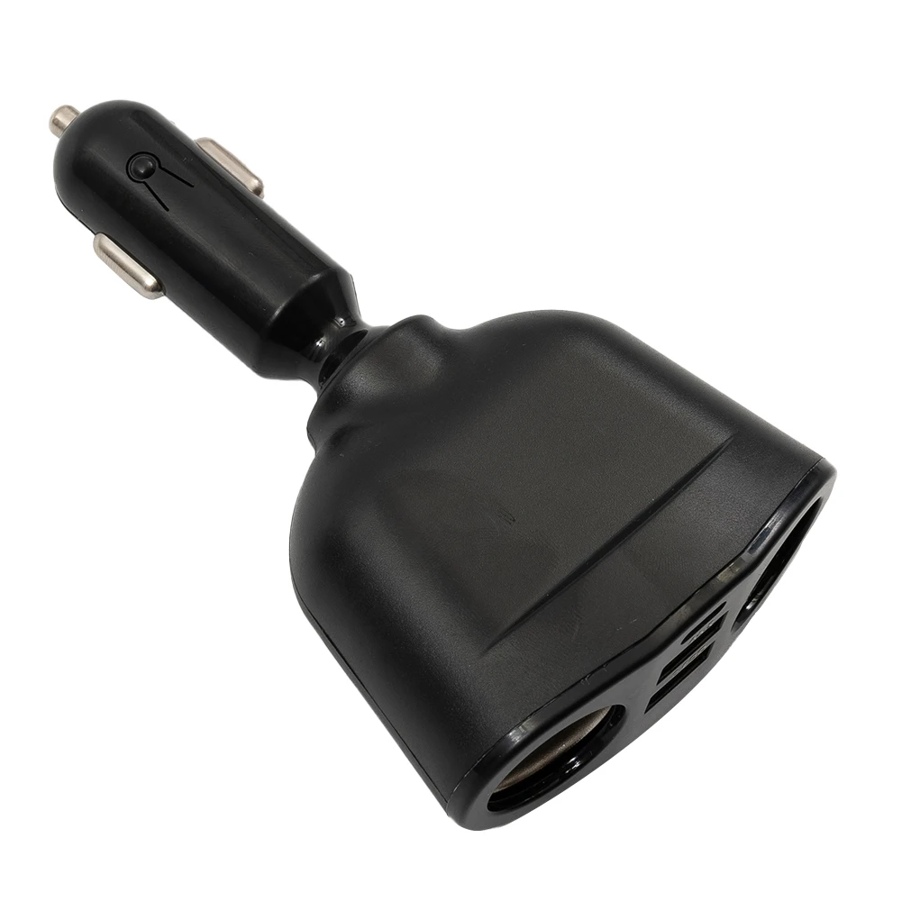 

Car Accessories Car Charger Double Barrel LED Digital Display 360° ABS+PC Black For Car SUV Off-road Truck Etc