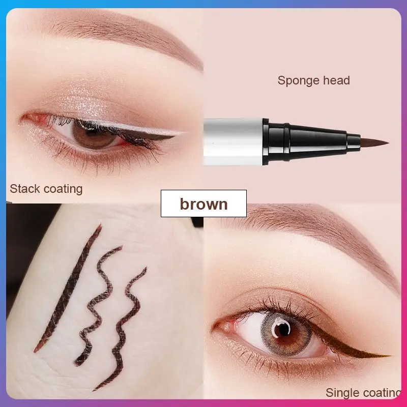 

HANRU 6 Color Liquid Eyeliner Matte Long Lasting Quick-drying Color Liquid Eyeliner Non-polluting Waterproof Eyeliner TSLM1