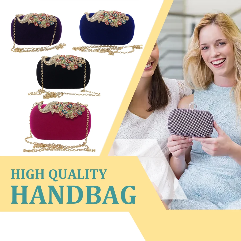 

Fashionable And Convenient Bag For On--go Fashionistas Evening Bags Clutches Handbag Purse Stylish Durable Functional purple 1