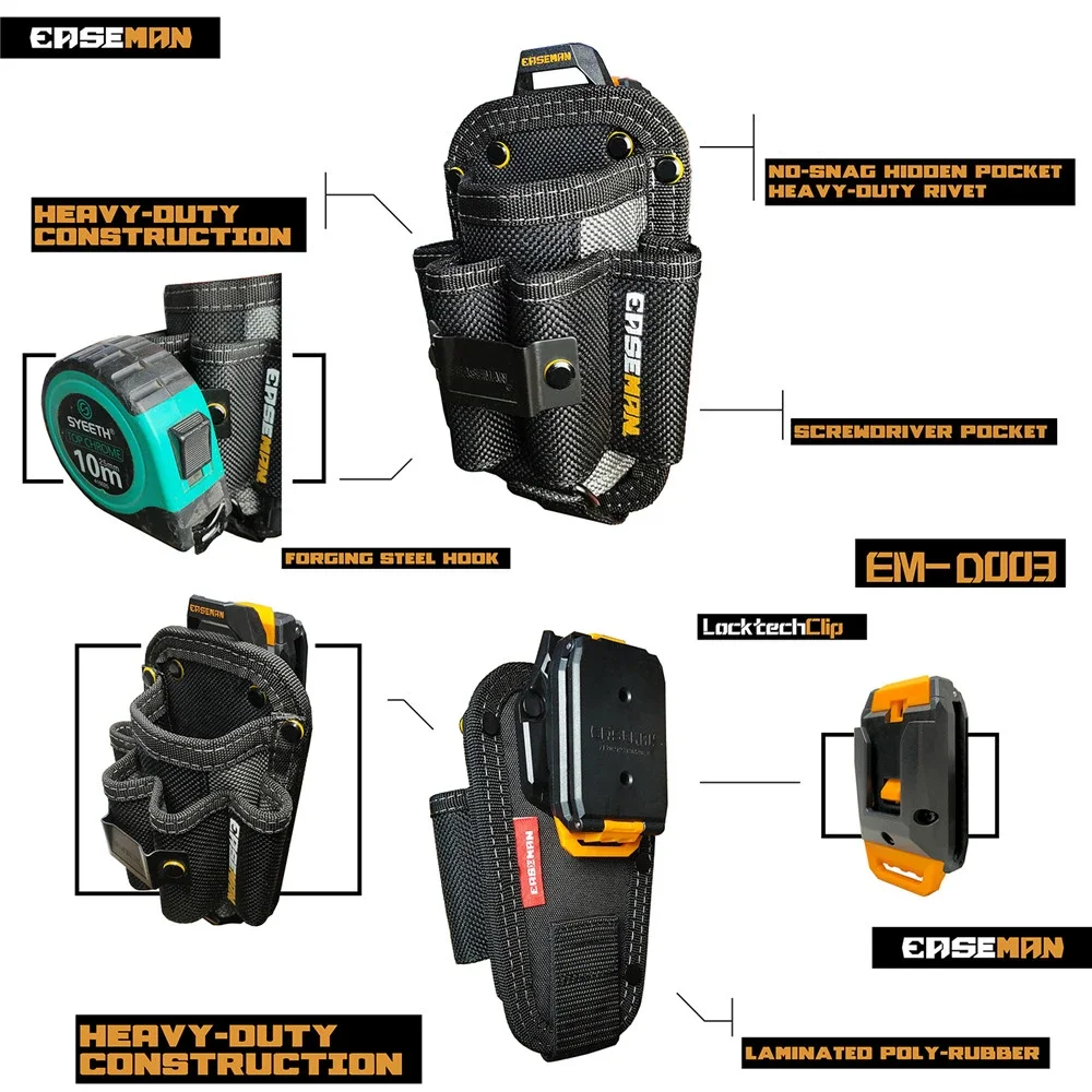 EASEMAN D003 сверхмощная быстроподвесная простая сумка для инструментов электрика