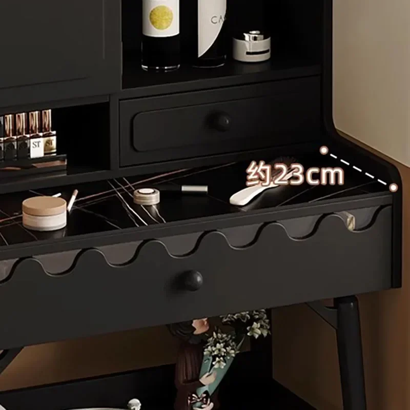 Столик в скандинавском стиле для туалетного столика черный Европейский