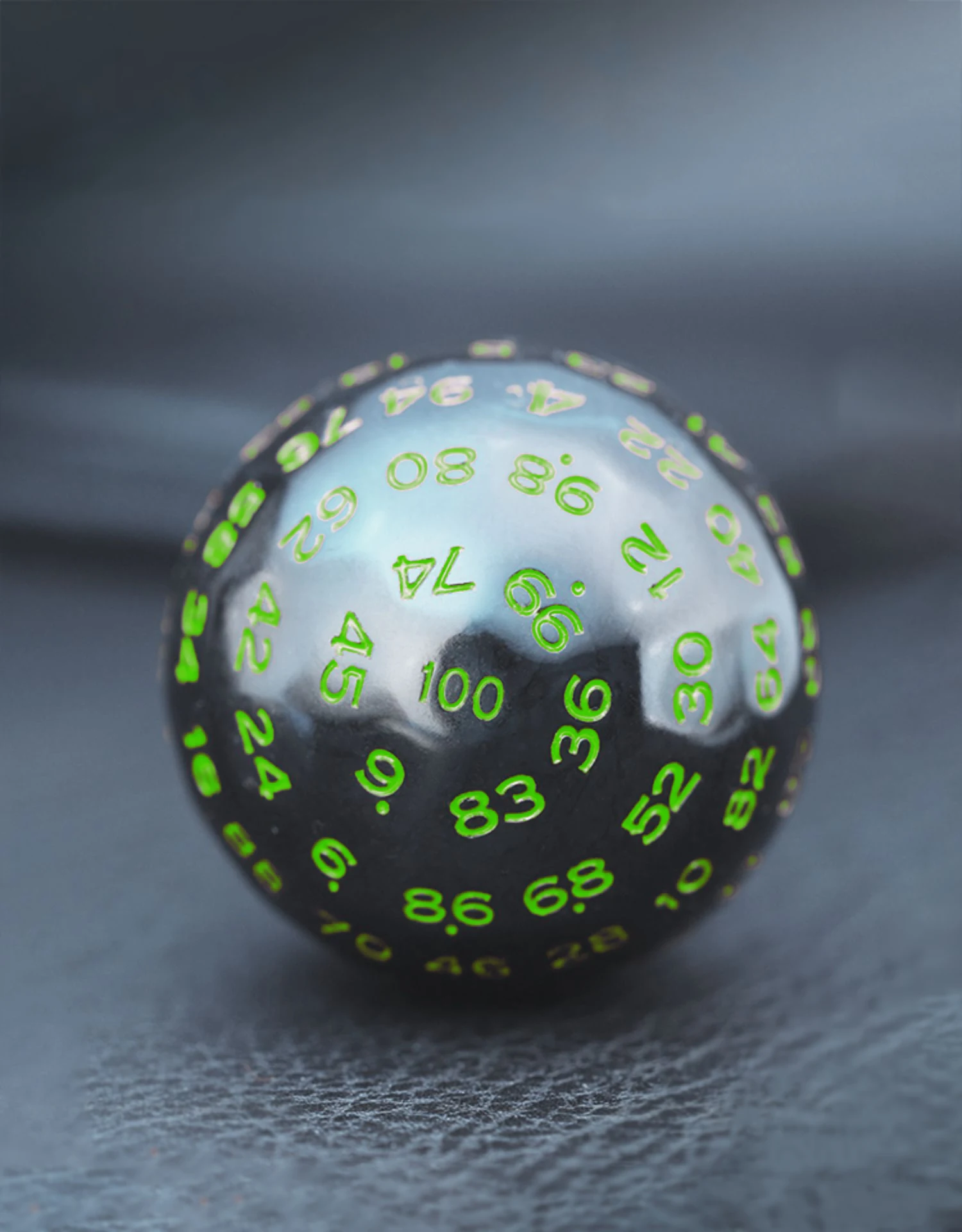 Черные сферические D100 игральные кости D &amp COC настольные игры DND РПГ