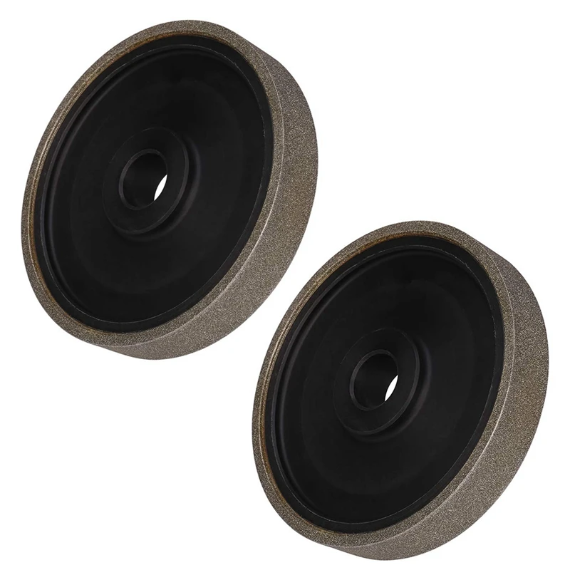 

Новый Алмазный шлифовальный круг для ювелирных изделий Lapidary 2 шт. с отверстием 1 дюйм (для драгоценного камня гранита стекла мрамора)-800 & 400