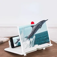 10 inch 3d screen amplifier mobile phone screen video magnifier for smartphone enlarged screen phone stand brack