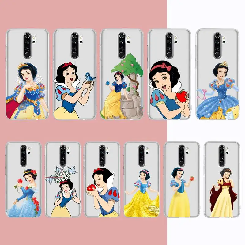 

Disney Snow White Phone Case for Samsung A51 A52 A71 A12 for Redmi 7 9 9A for Huawei Honor8X 10i Clear Case