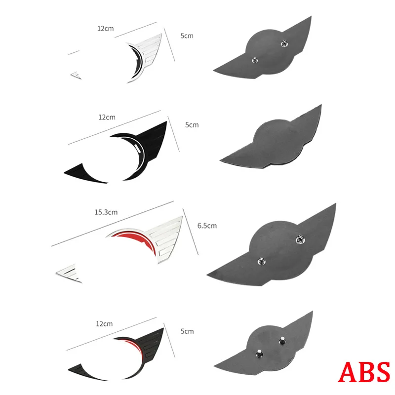 

1pcs 3D ABS Hot sale Front and Rear Car logo Rear Bumper tail door trunk sticker car rear Emblem Accessories For R55 R56 R60 R61