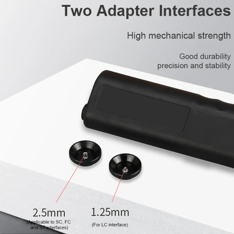ONTi Handheld Fiber Optic Magnifier 200/400x Magnification Cable Detector for Adapter Interface 1.25/2.5MM with Type SC/FC/ST/LC