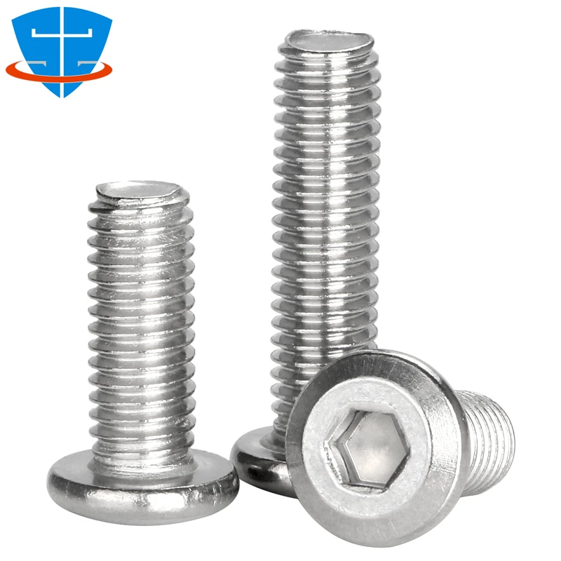 

40 Pieces M6x16mm Flat Head Hexagon Socket Furniture Screw