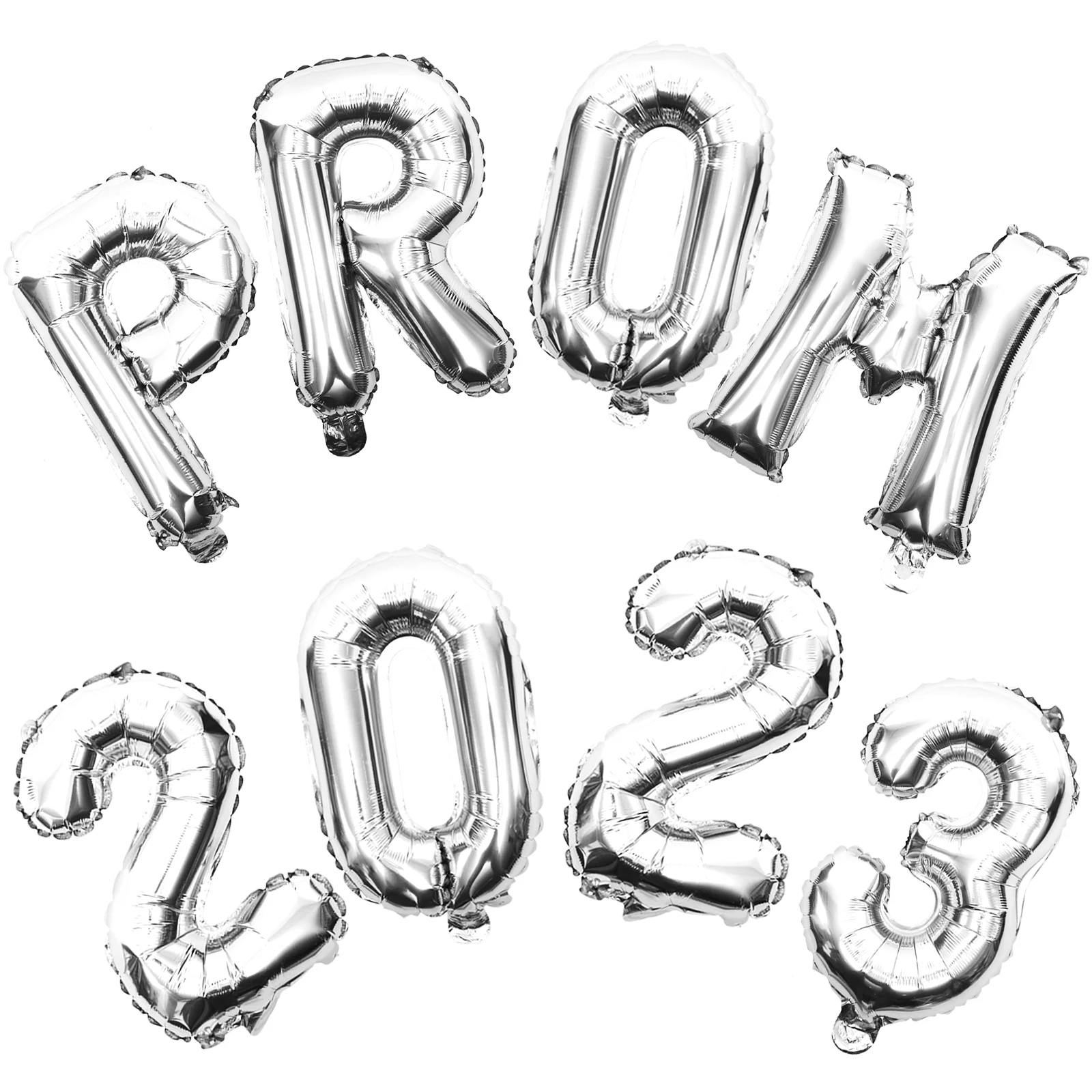 

2 Sets 2023 Graduation Balloons Prom Decor Decorative Party Supplies Aluminum Foil Film Festival Prop Season