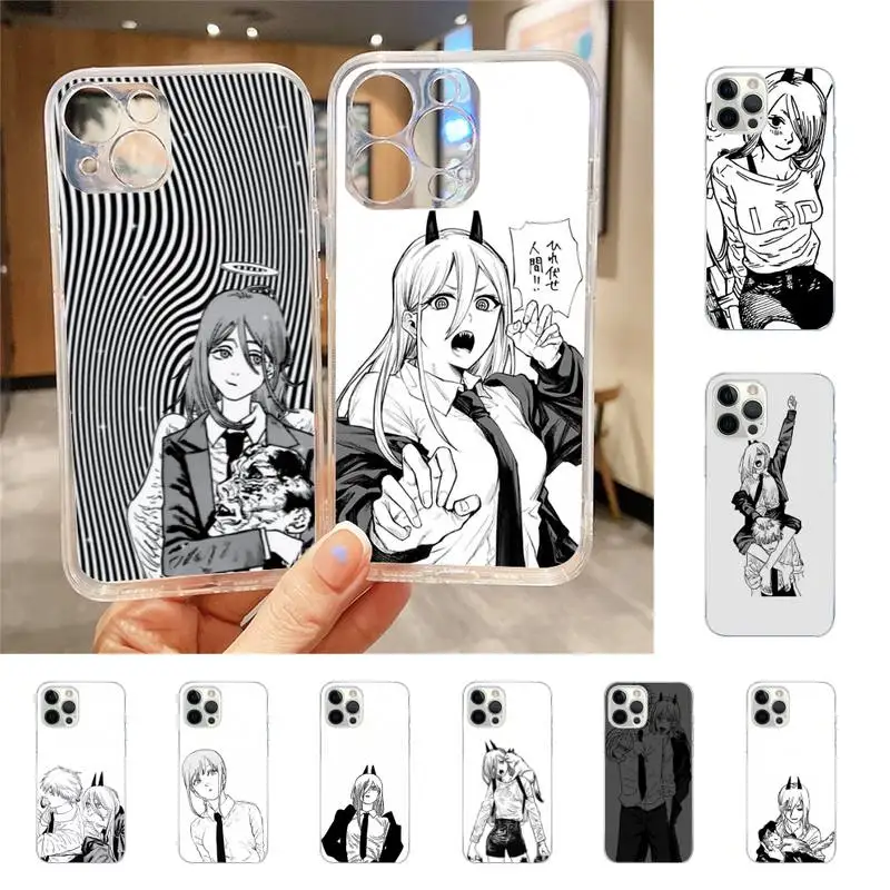 

Cartoon Anime Chainsaw Man Phone Case For Iphone 7 8 Plus X Xr Xs 11 12 13 Se2020 Mini Mobile Iphones 14 Pro Max Case