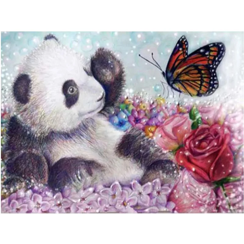 

5D алмазная живопись, панда, животное, полная Алмазная мозаика, Набор для вышивки крестиком, алмазная вышивка, Новое поступление, коллекция ...