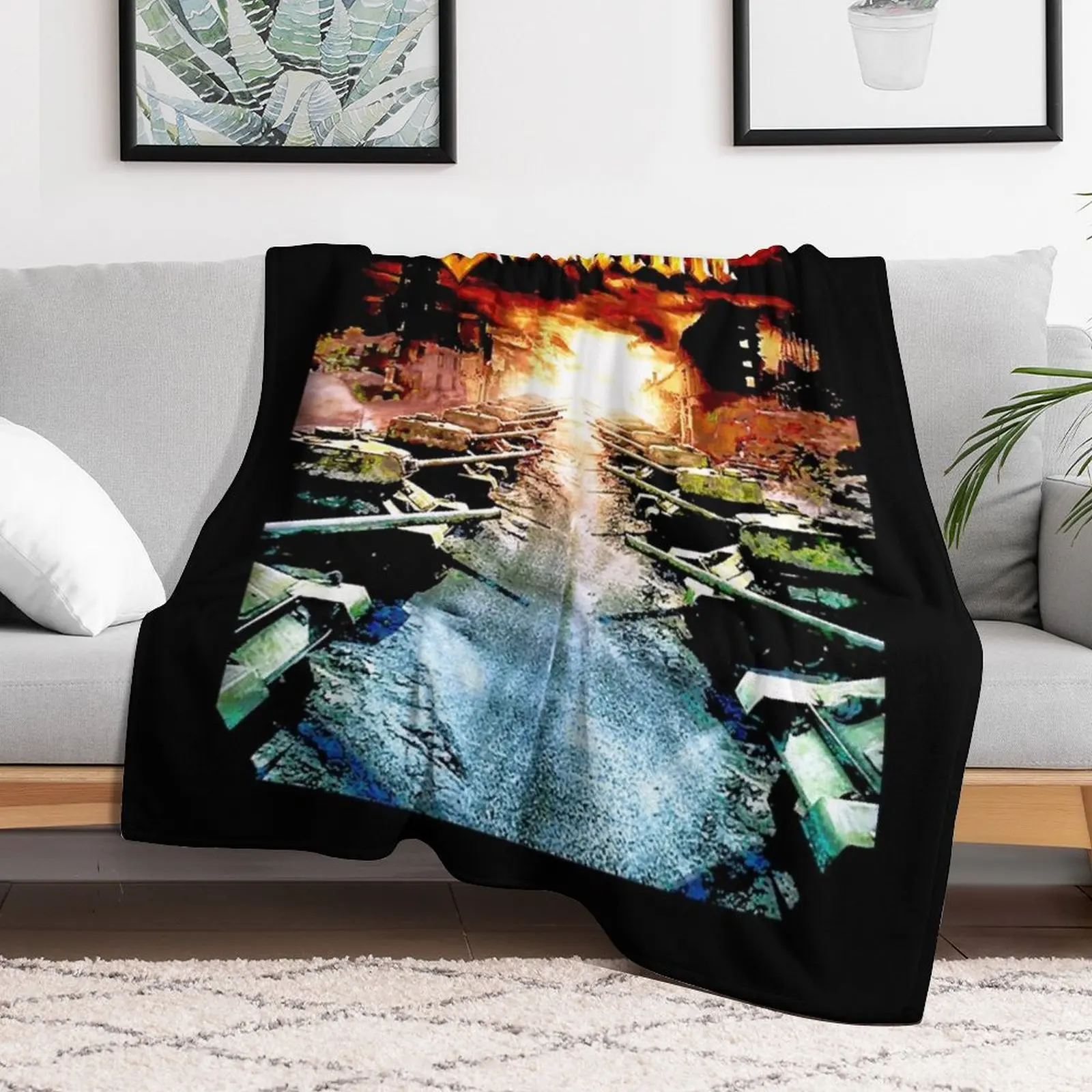 Фланелевое одеяло с группой Sabaton