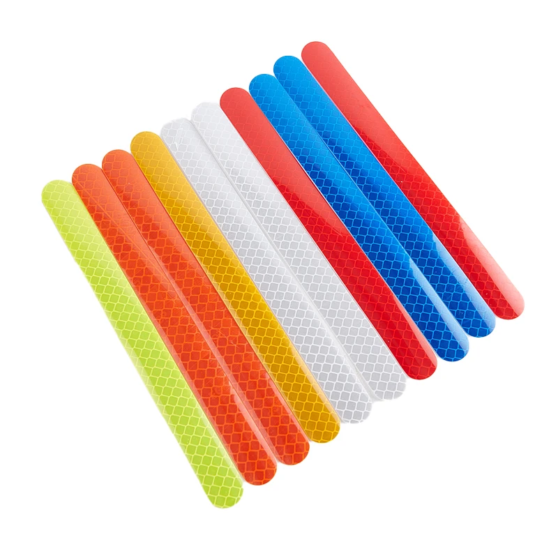 

2PCS Car Stickers Rearview Mirror Reflective Strip Anti-collision Warning Stickers Exterior Reflex Tape Reflective Strip