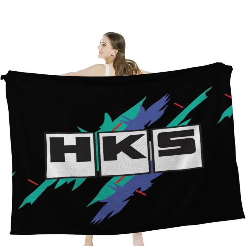 

Винтажное плед-одеяло HKS, мягкое бархатное одеяло, постельное белье для кемпинга, холодного кинотеатра или путешествий