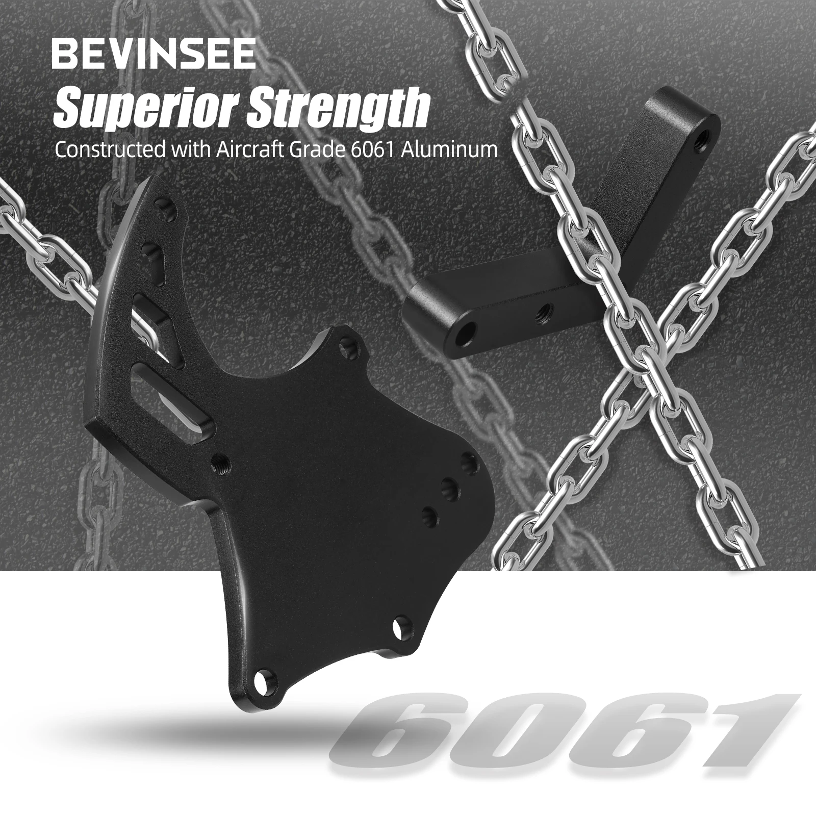 Кронштейн компрессора кондиционера LS Truck Sanden 508 с комплектом натяжителя для Chevrolet