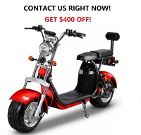 2022 most fashionable eu warehouse 2000w dual batteries two wheels electric scooter free shipping citycoco