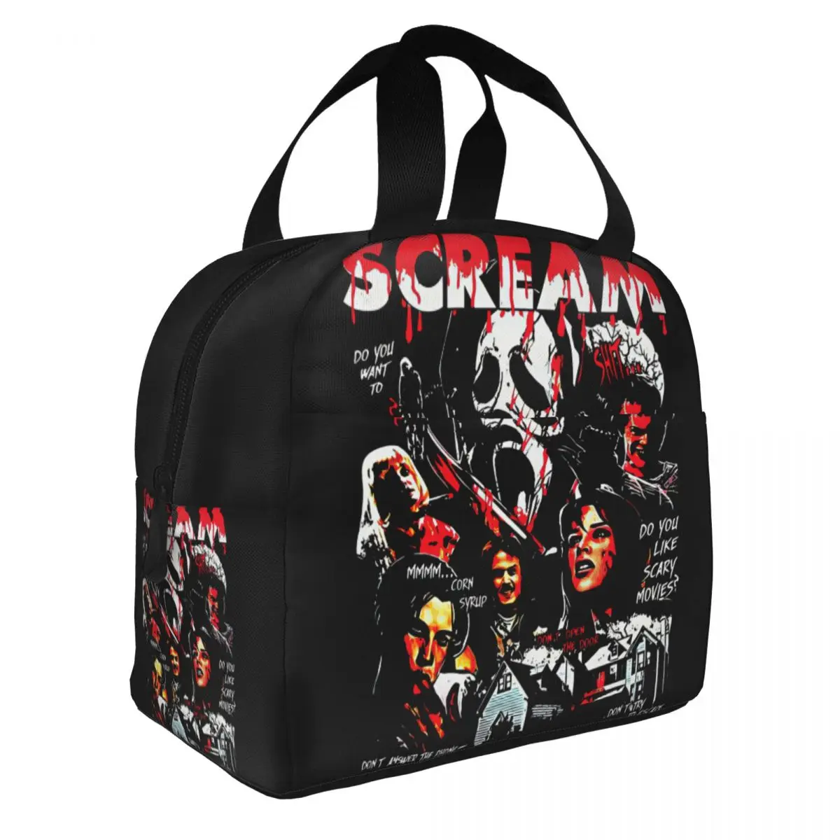 Bag Lunch Container Stab Stabathon Horror Scary Movie Large 