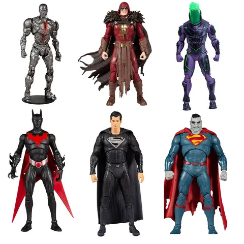 McFarlane DC собирающие герои виниловые куклы модели героев сборка справедливости Альянс 17 см Детские игрушки Подарки Коллекционные игрушки