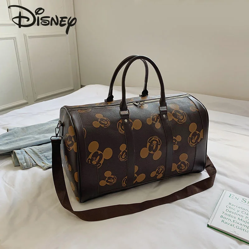 Disney Mickey New Unisex Travel Bag Fashionable High Quality Fitness Bag Popular Large Capacity Simple Handheld Luggage Bag