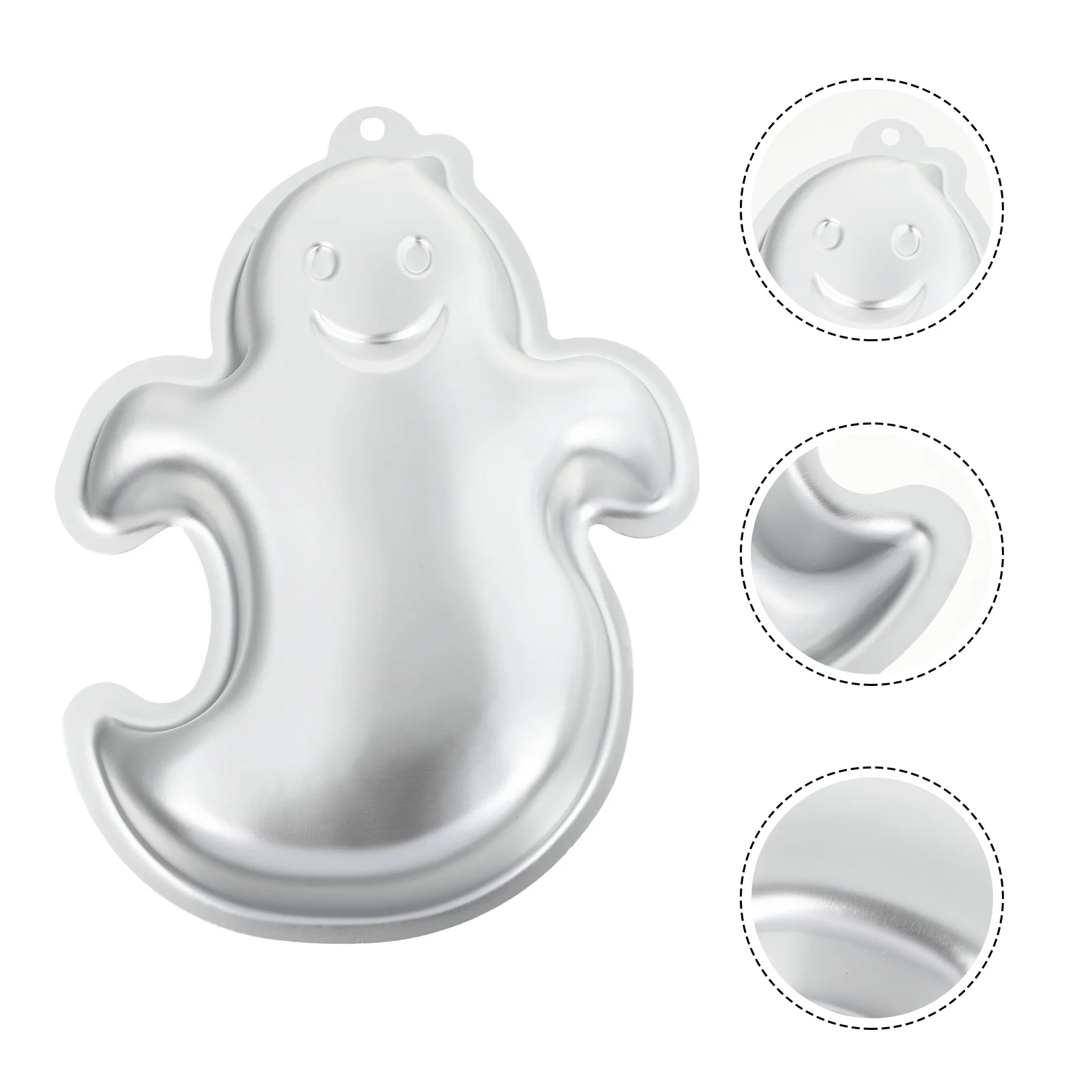 

Cake Mold Ghost Shaped Mould Dessert Shops Printing Aluminum Alloy 3d Egg Tart Smooth