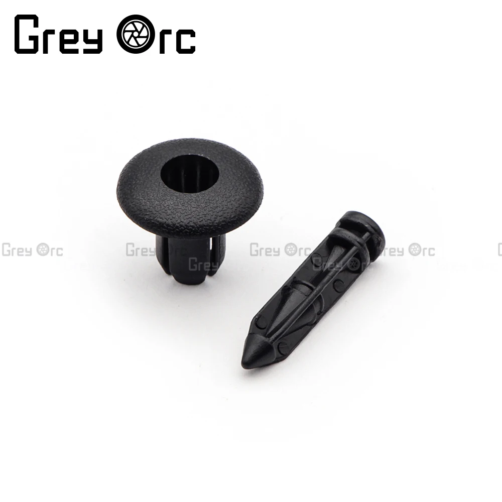 20 шт./набор черные заклепки 8 мм