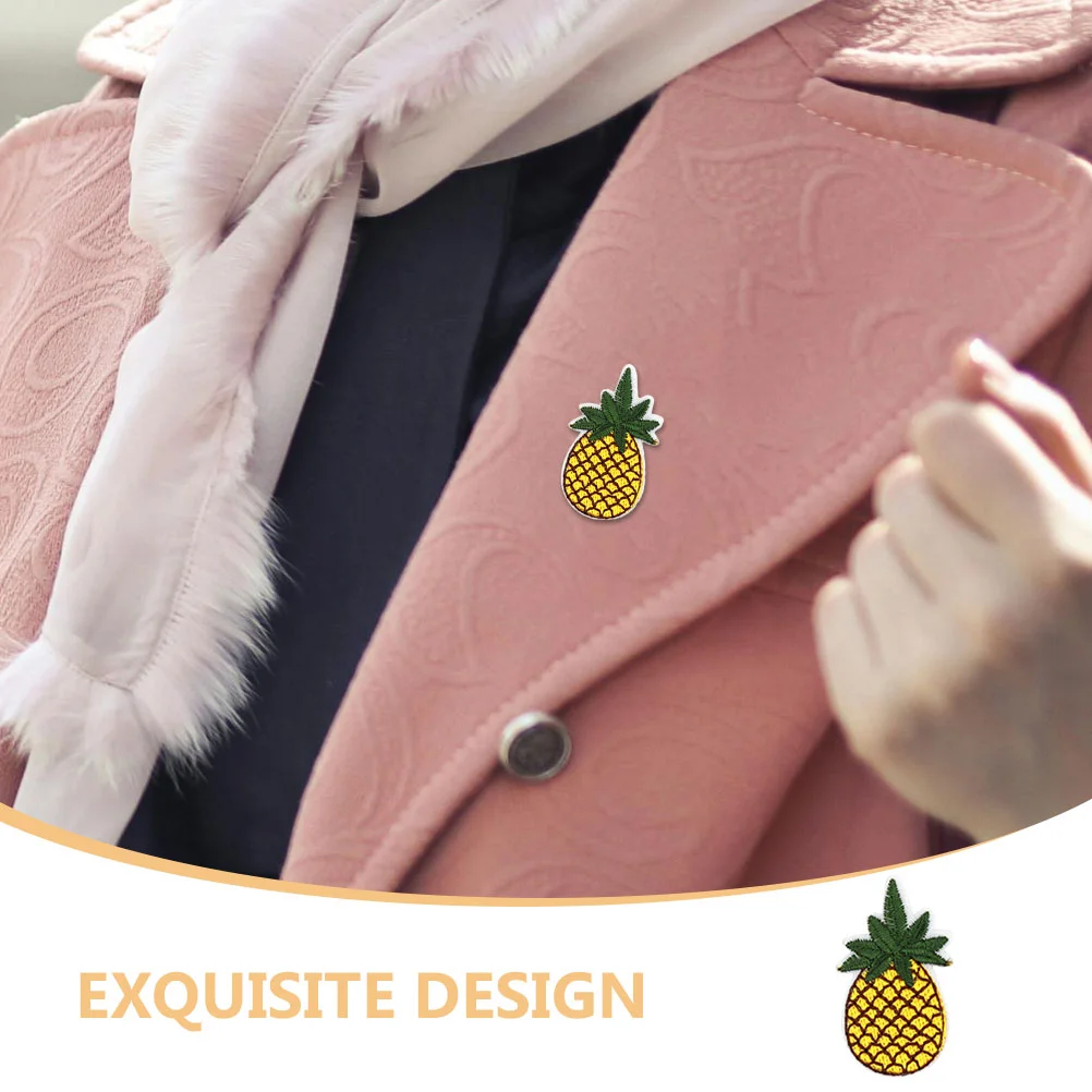 Healifty блестящий декор железные нашивки вышитые блестки ананас аппликация куртки