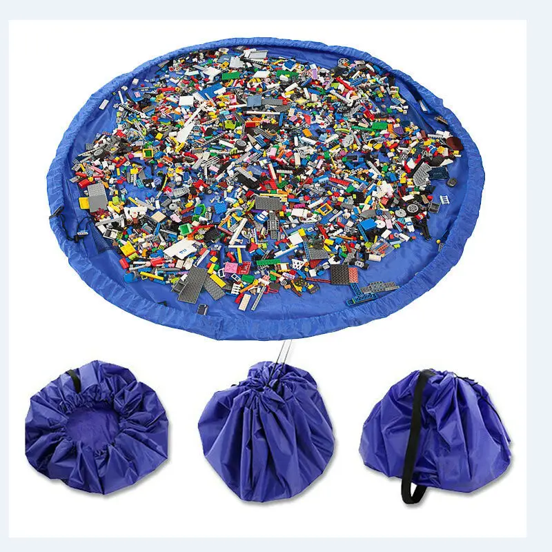 

Clean Large Storage Durable Outdoor Play Cushion Mat Building Bag Storage Toy Block Toy Pad Toy Children Bag Organizer