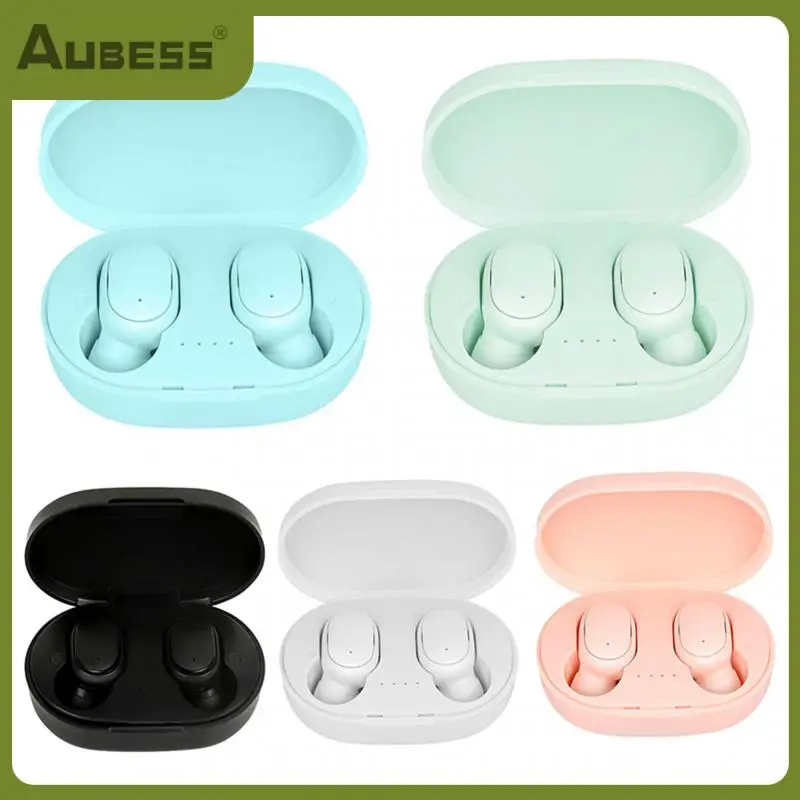 

Headphones Sport Stereo Wireless Earphones With Mic For Xiaomi Huawei Iphone A6s Tws Headset Headphones