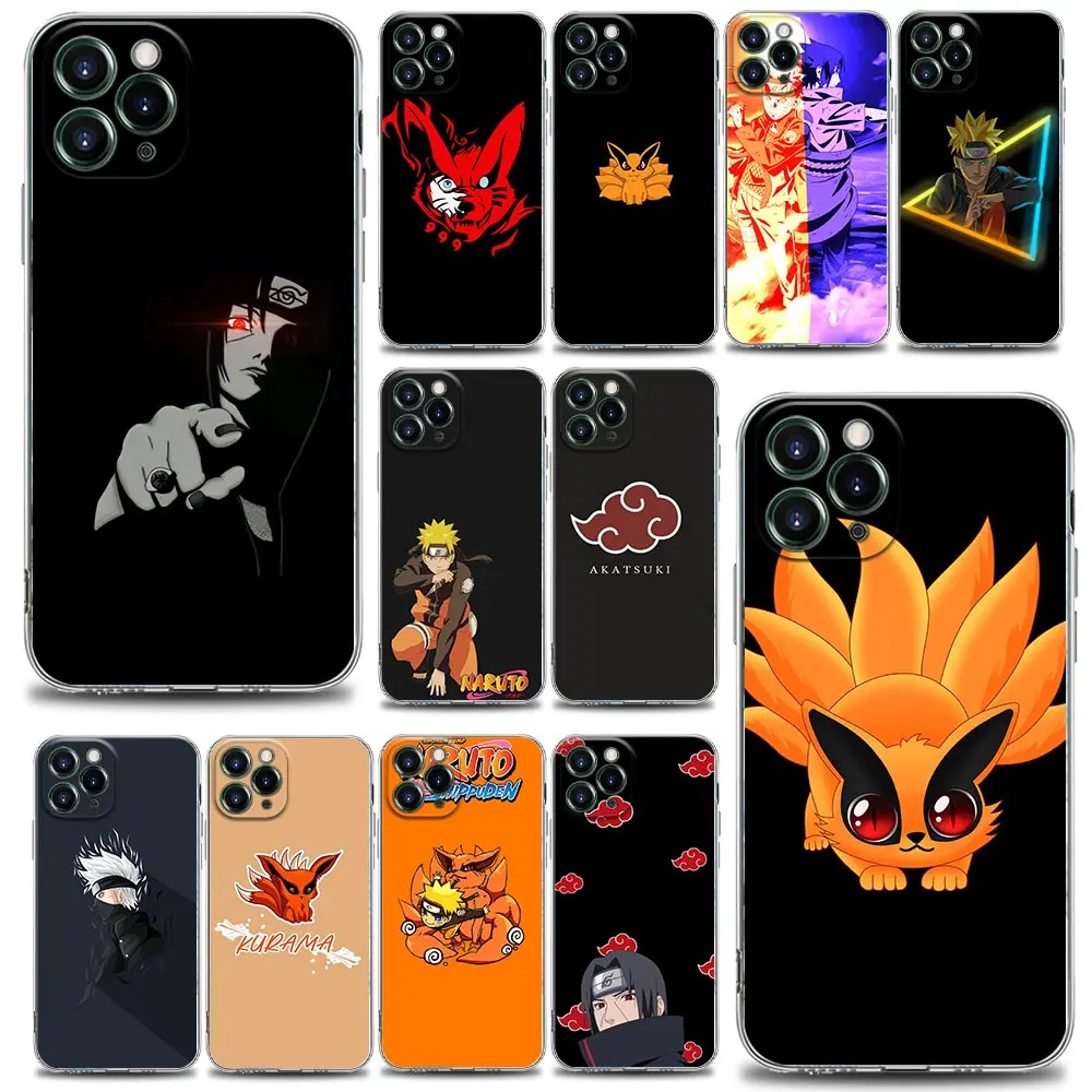 

Cute Cartoon Naruto Uzumaki Clear Phone Case for iPhone 11 12 13 Pro Max 7 8 SE XR XS Max 5 5s 6 6s Plus Silicone Cover BANDAI