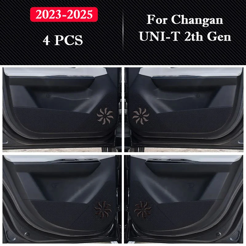 Фото Для Changan UNI-T 2020-2025 дверь автомобиля противоударная накладка защитная наклейка коврик устойчивая к царапинам защитная пленка аксессуары для интерьера №2